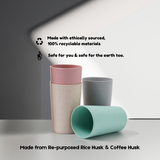 FRENVI Frosted Tumbler Cup 250 ml | 4 pcs