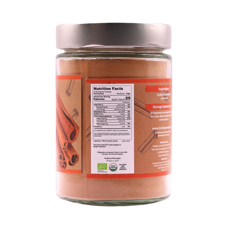 HERITAGE Organic Ceylon Cinnamon Powder