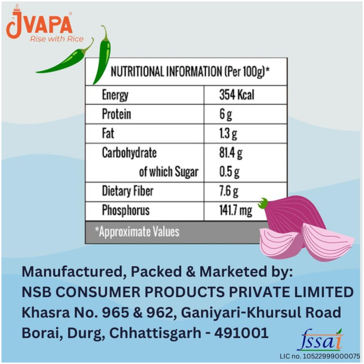 Jvapa Rice Vermicelli 250g
