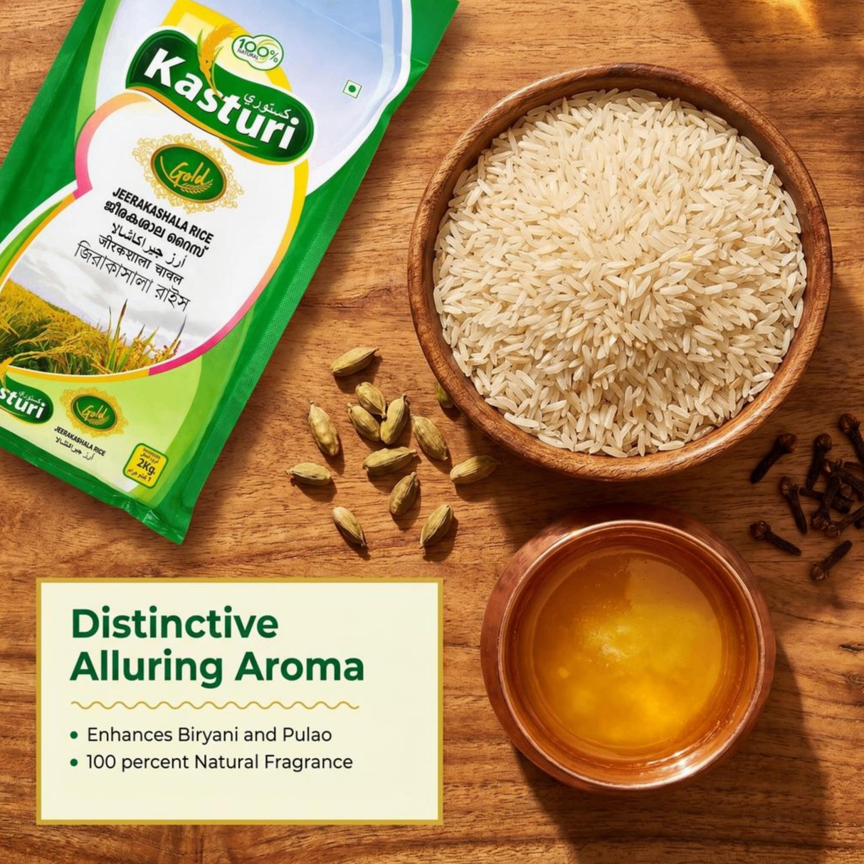 Kasturi Gold Jeerakasala Ghee Rice 2kg