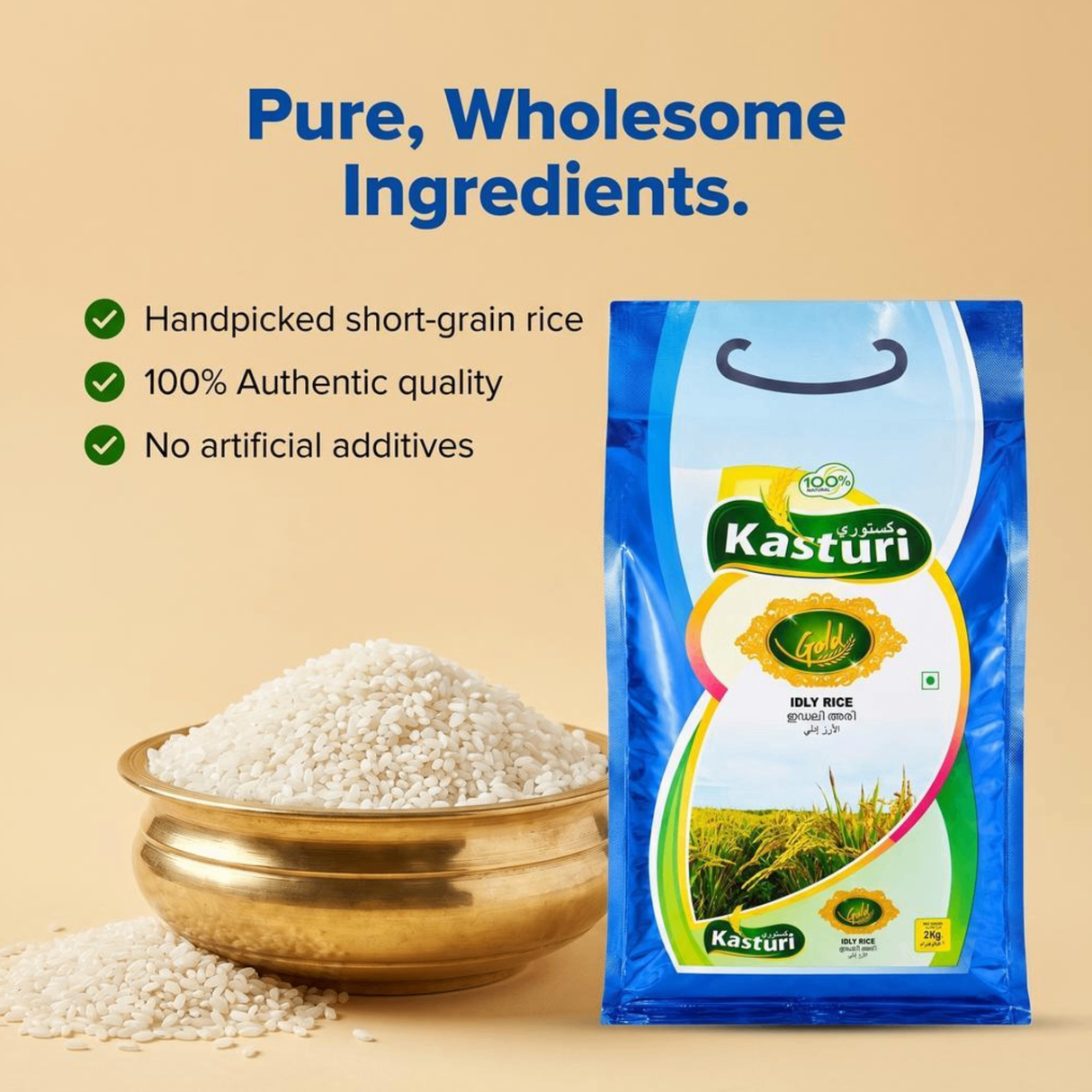 Kasturi Idli Rice 2Kg