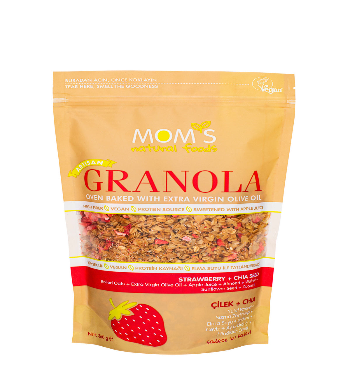 Granola: Strawberry and Chia seeds