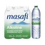 MASAFI Alkaline water | 6 pcs x 1.5 litres