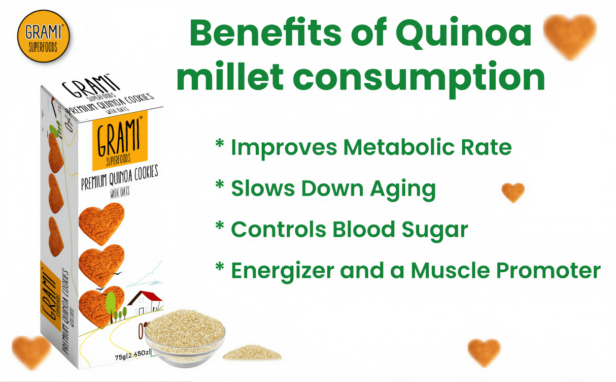 GRAMI Premium Quinoa Cookies | 75g