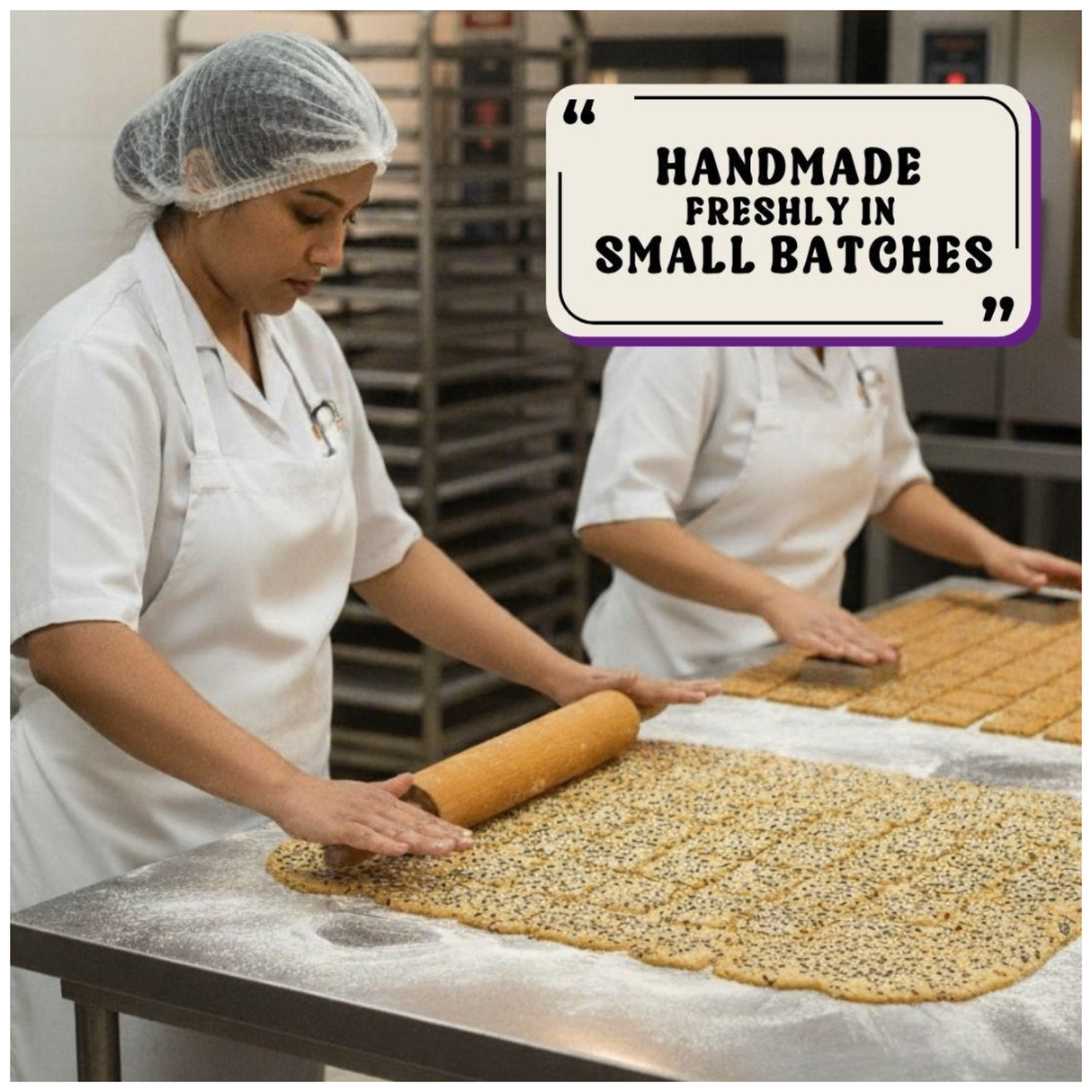 NIHKAN Baked Classic Sesame Protein Crackers | 100g