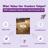 NIHKAN Baked Classic Sesame Protein Crackers | 100g