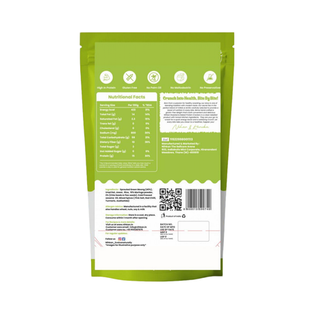 NIHKAN Baked Moringa Chia Protein Crackers | 100g