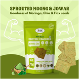 NIHKAN Baked Moringa Chia Protein Crackers | 100g