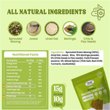 NIHKAN Baked Moringa Chia Protein Crackers | 100g