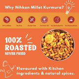 Nihkan Millet Kurmura Puffs – Spicy Chatka | 70g