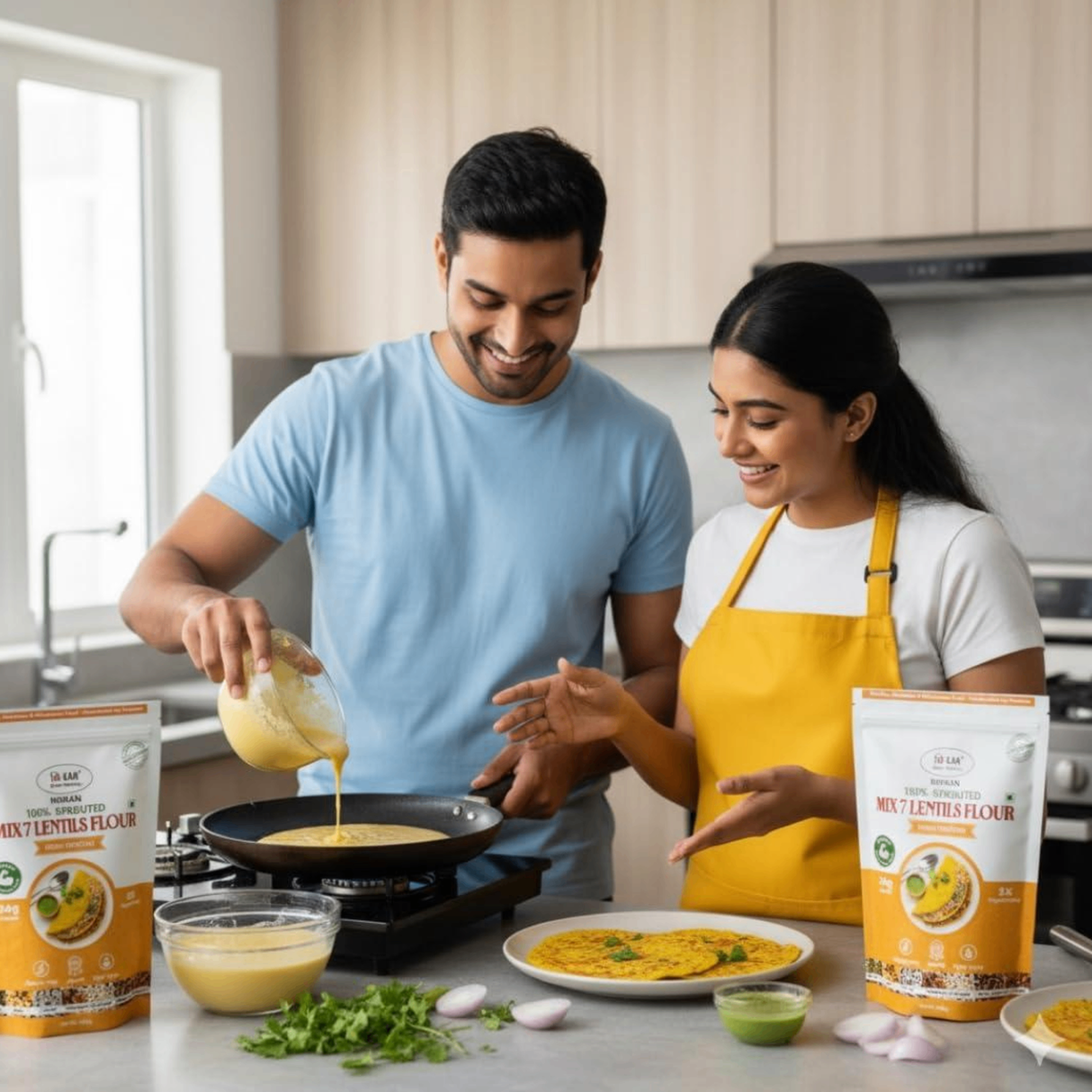 Nihkan Mix 7 Lentils Flour | 400g
