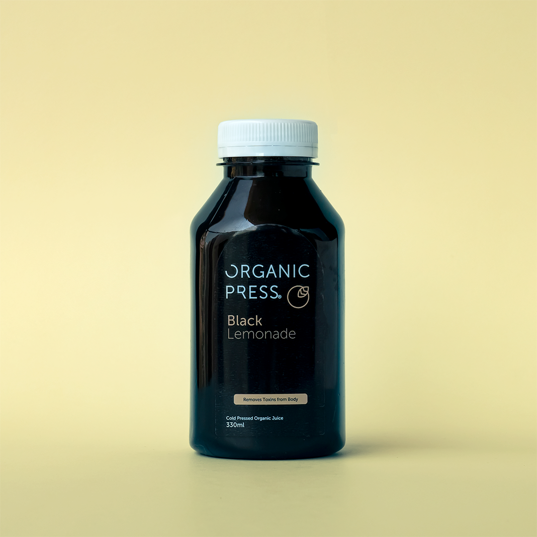 ORGANIC PRESS Cold Press Juice- Black Lemonade | 330 ml