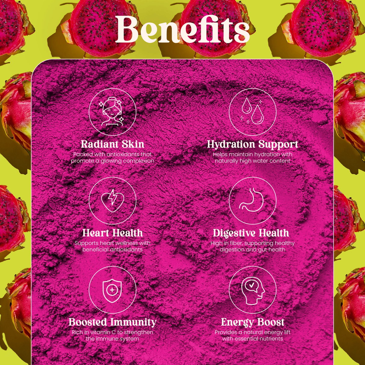OLE Nutrients Freeze Dried Pink Pitaya (Dragon Fruit) Powder