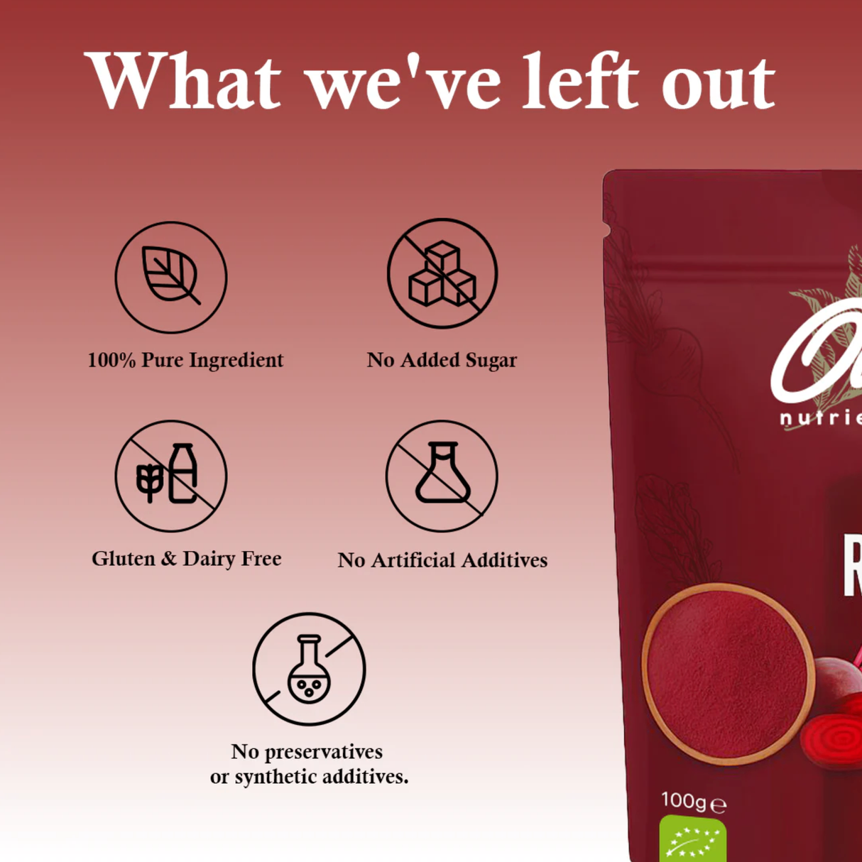 OLE Nutrients Red Beet Juice Powder