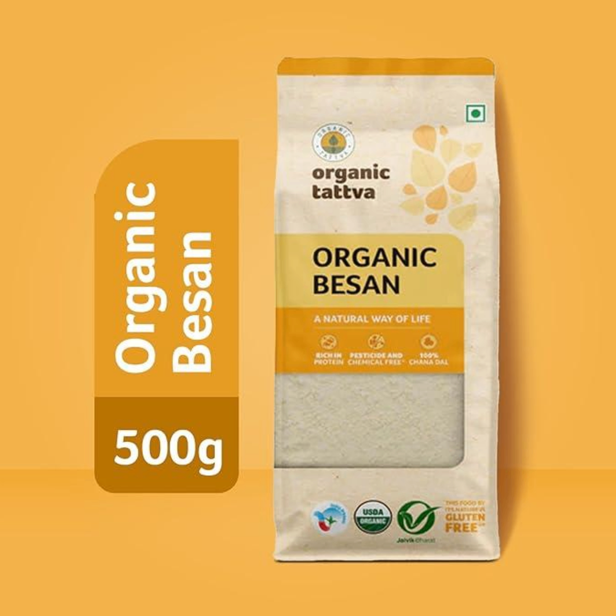 ORGANIC TATTVA Chickpea Flour (Besan)
