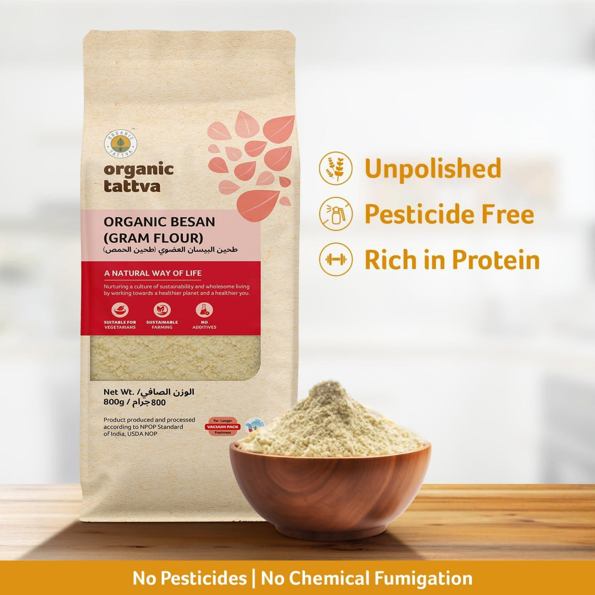 ORGANIC TATTVA  Besan Gram Flour
