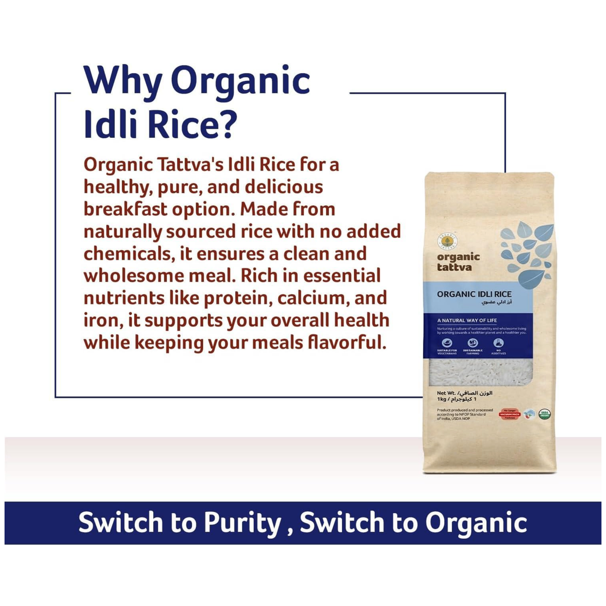 ORGANIC TATTVA  Idli Rice