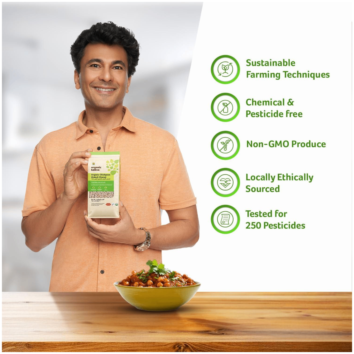 ORGANIC TATTVA Chickpeas (Kabuli Chana)