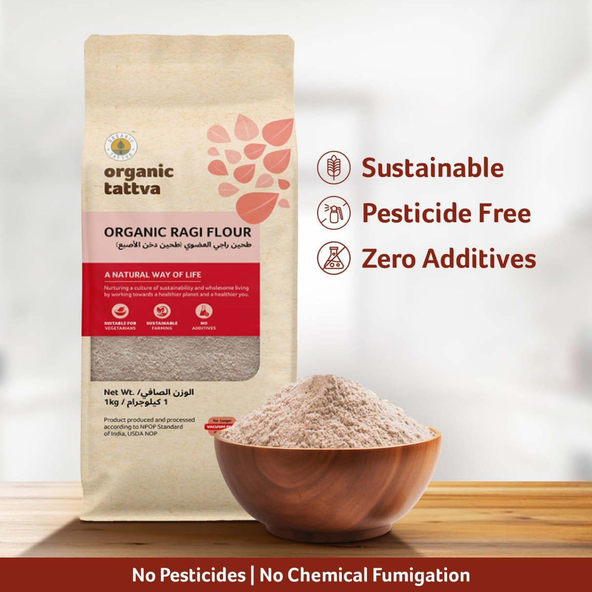 ORGANIC TATTVA   Ragi Flour