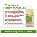 ORGANIC TATTVA Roasted Chana Dal