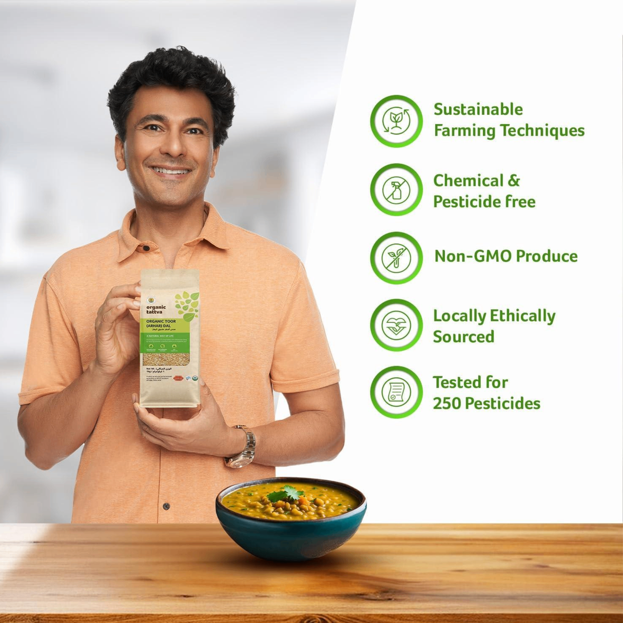 ORGANIC TATTVA  Toor Arhar Dal
