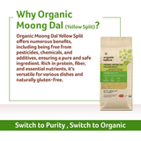 ORGANIC TATTVA Yellow Moong Dal (split)