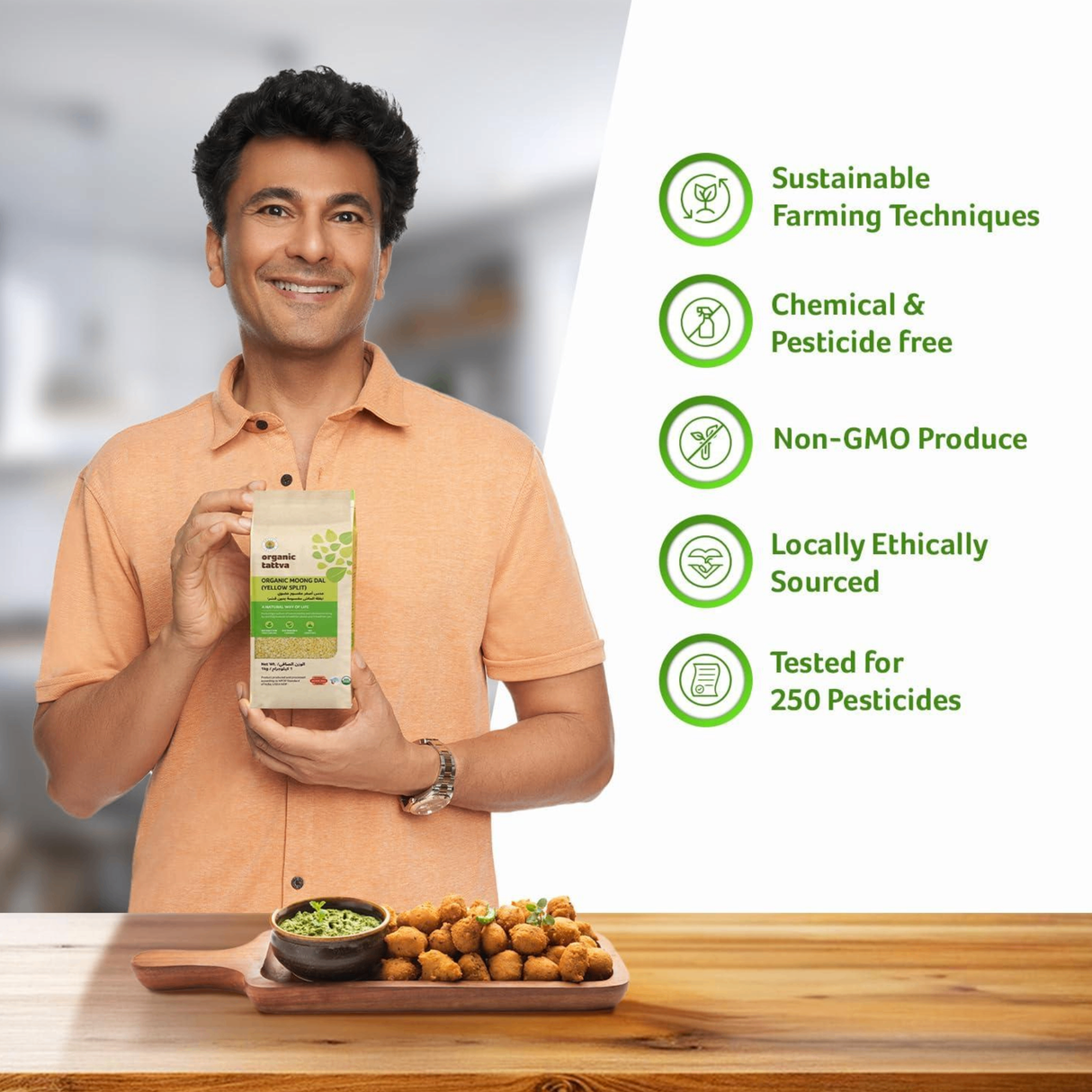 ORGANIC TATTVA Yellow Moong Dal (split)