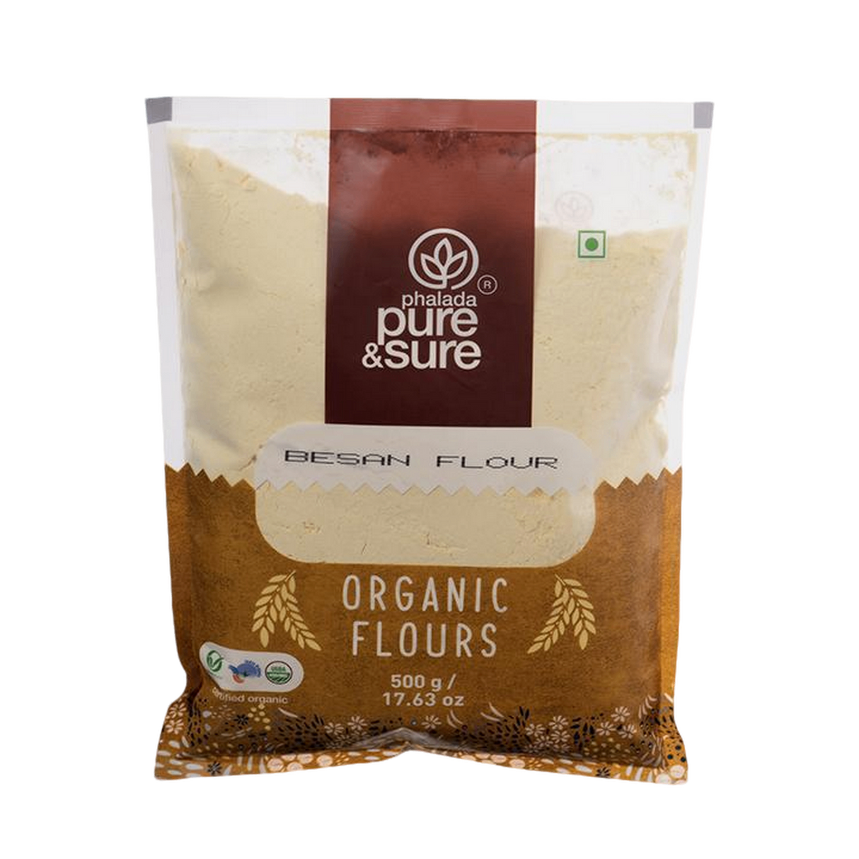 PURE & SURE Organic Chickpea Flour (Besan) | 500 gms