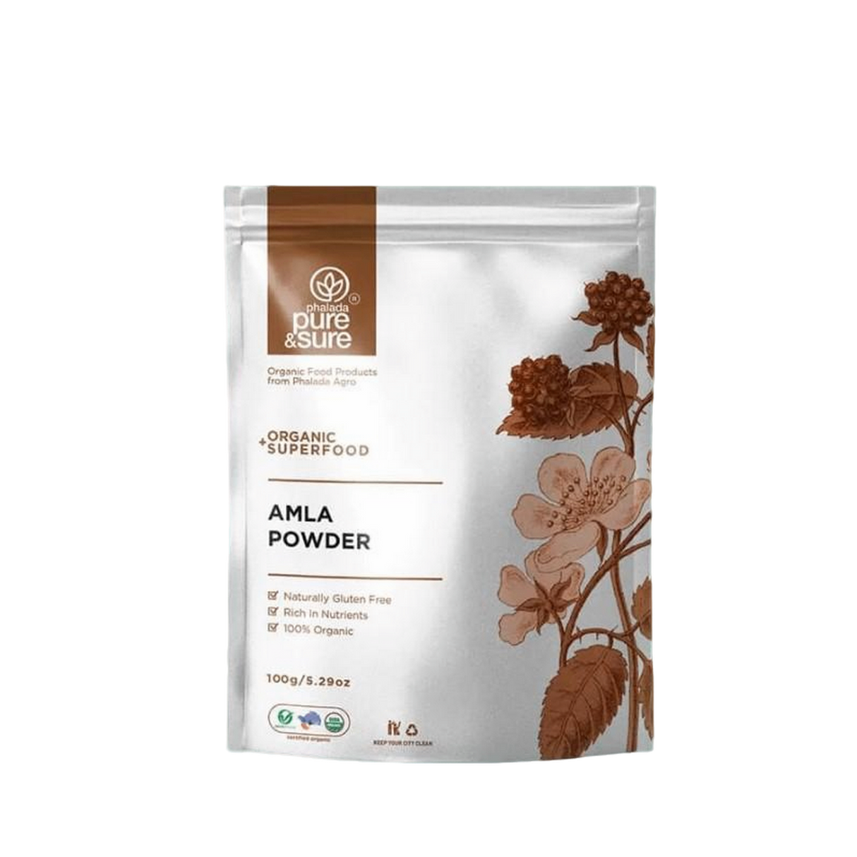 PURE & SURE Organic Gooseberry (Amla) Powder