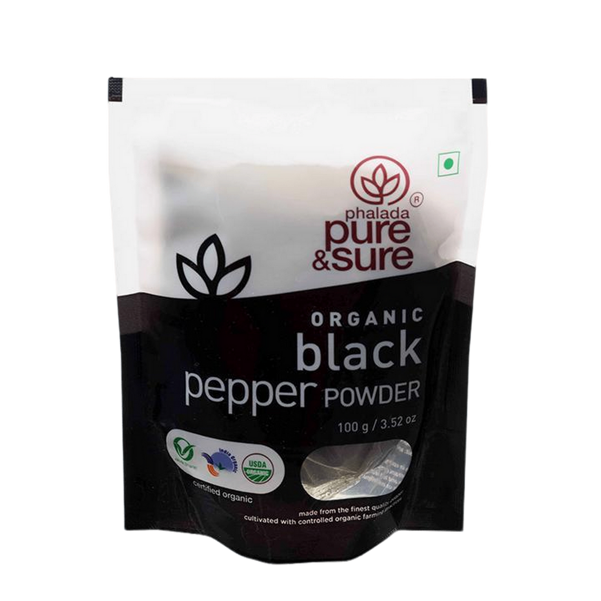 PURE & SURE Organic Black Pepper Powder