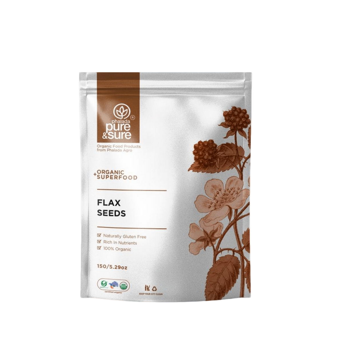 PURE & SURE Organic Flax Seeds