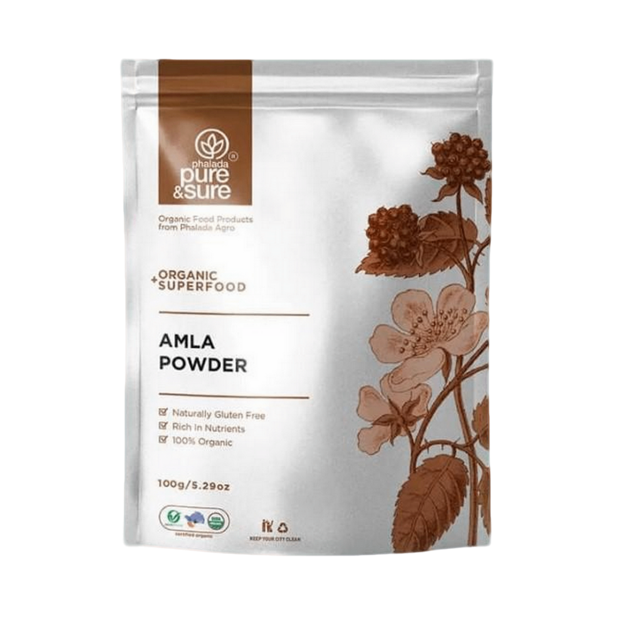 PURE & SURE Organic Gooseberry (Amla) Powder