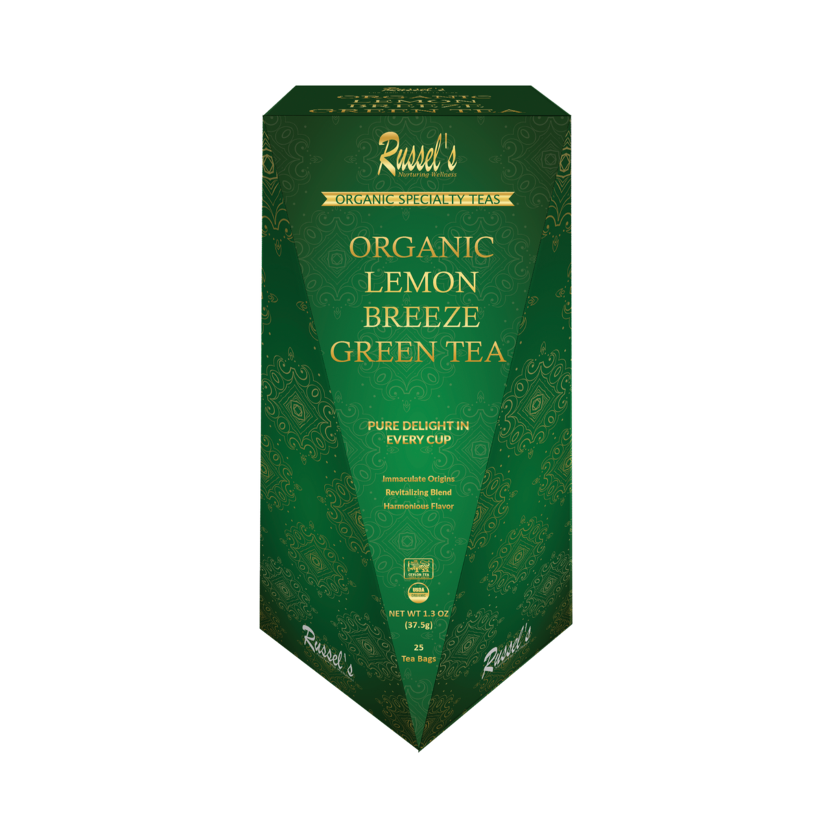 RUSSEL'S Organic Lemon Breeze Green Tea | 50g