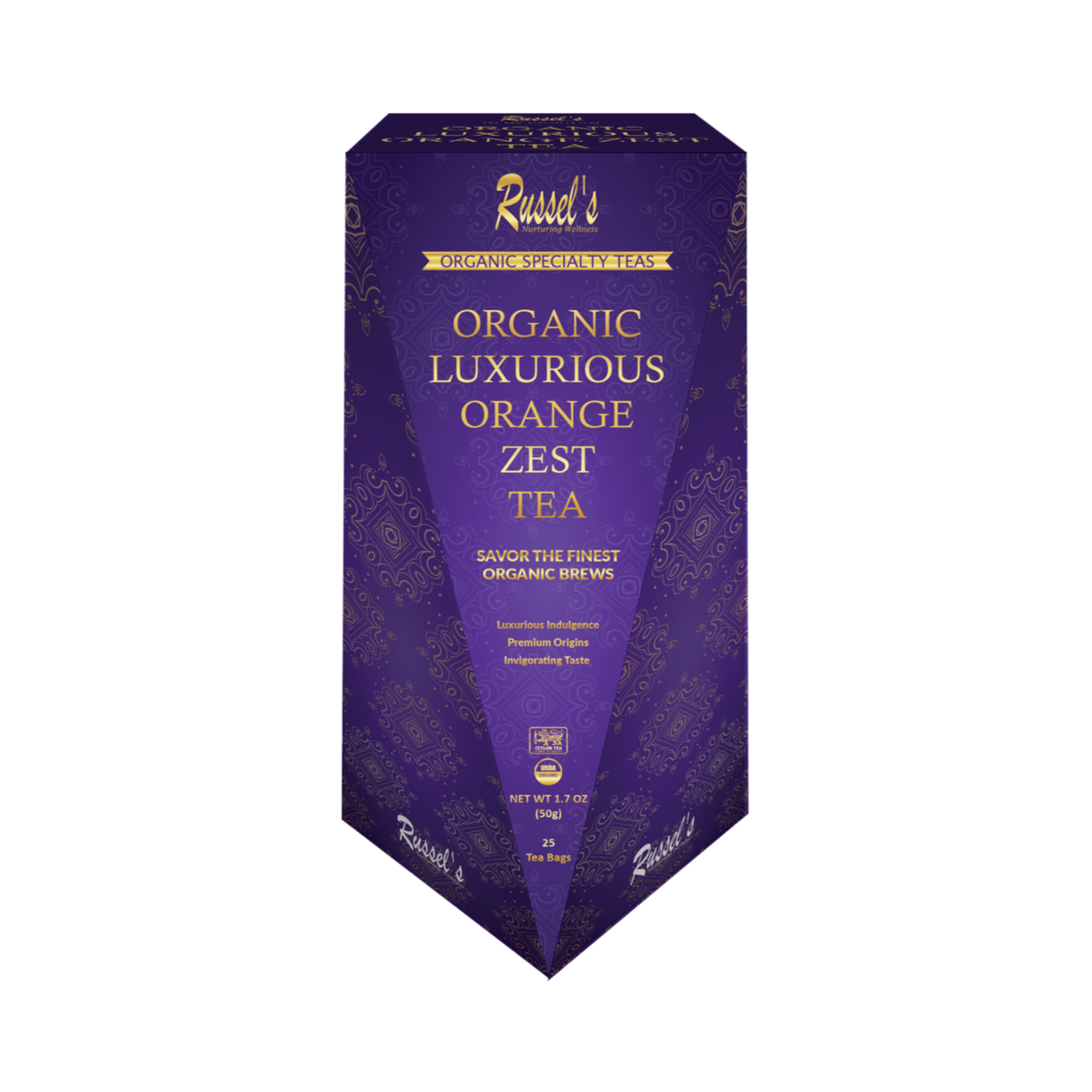 RUSSEL'S Organic Luxurious Orange Zest Tea | 50g