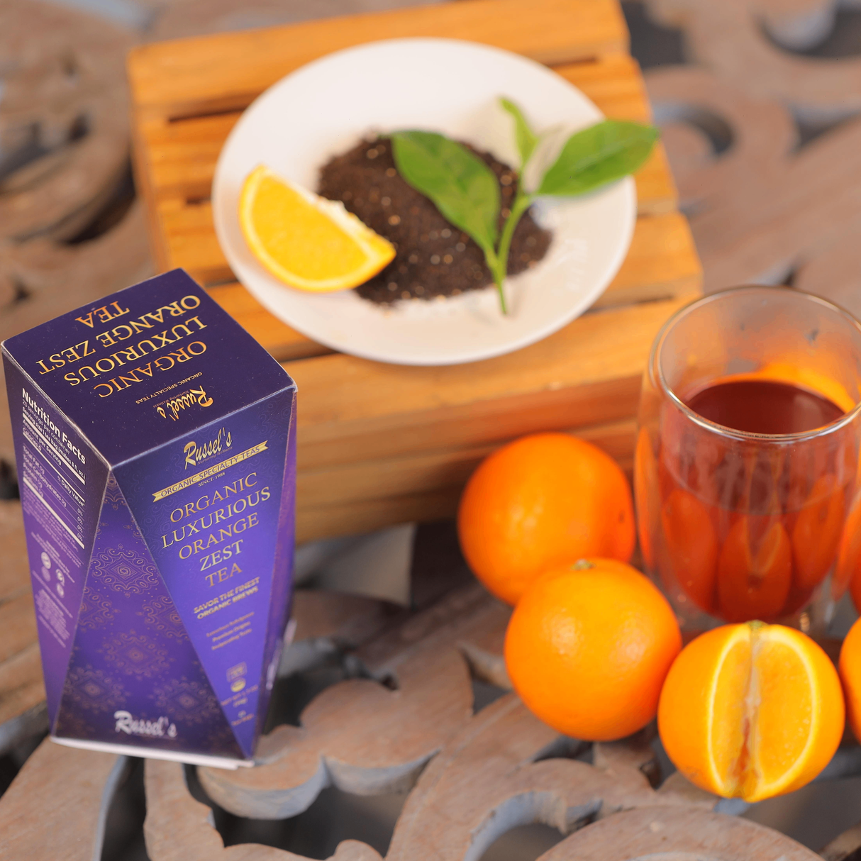 RUSSEL'S Organic Luxurious Orange Zest Tea | 50g
