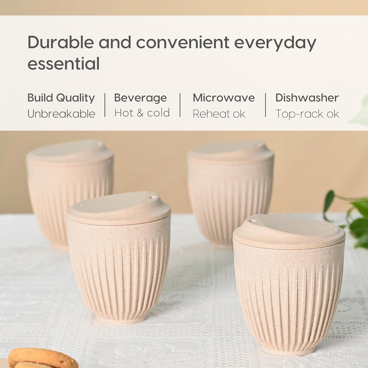 FRENVI Retro Cup 250 ml | 4 Pcs