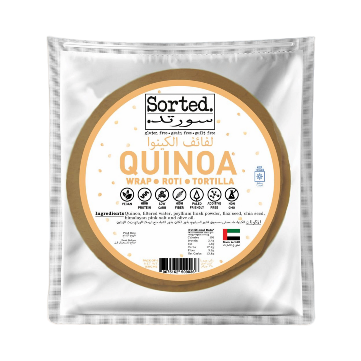 SORTED Quinoa Wrap