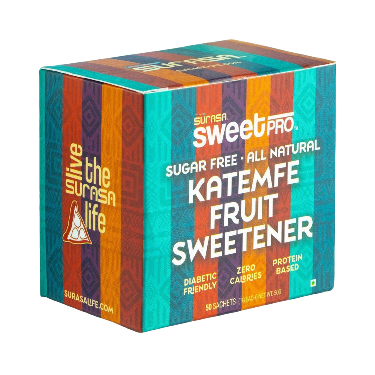 SURASA SweetPro Sugar-Free Natural Sweetener | 1g x 50 sachets