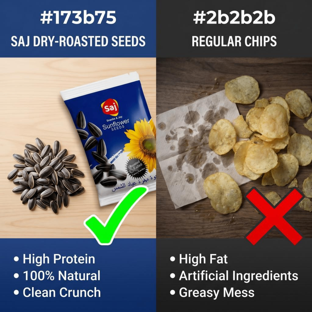 Saj Sunflower Seeds Roasted & Salted 400g