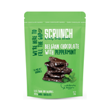 Scrunch Belgian Dark Chocolate Barks with Mint | 35g