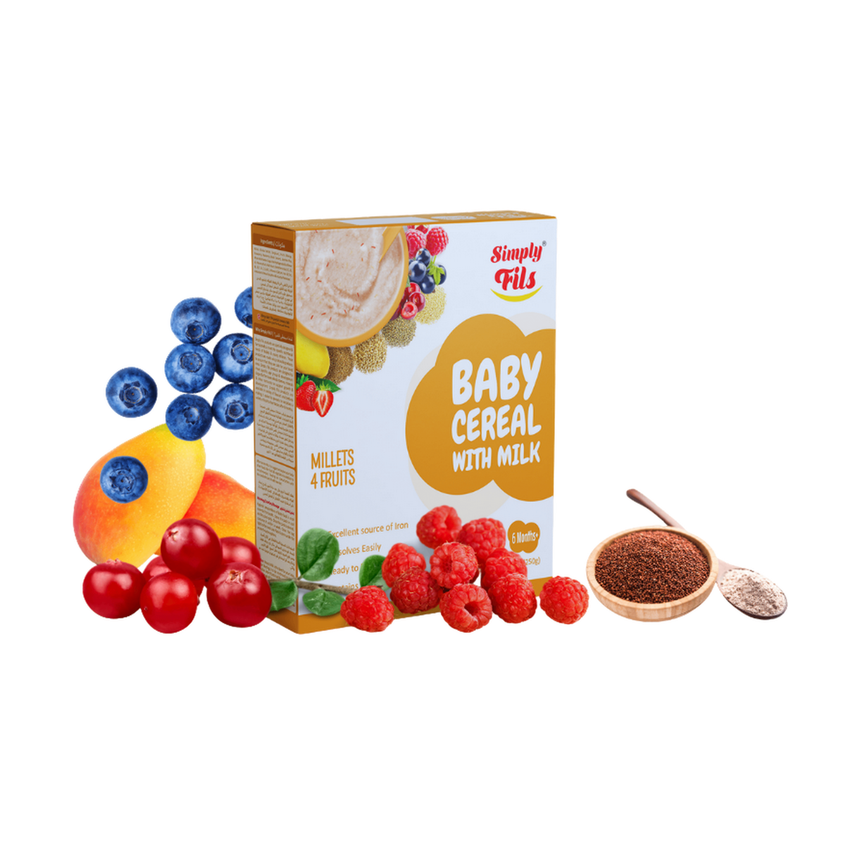 SIMPLY FILS Millet 4 Fruits