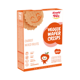 SIMPLY FILS Veggie Wafers Crisps- Carrot Mixed Fruits