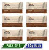 WHOLE TRUTH Coffee Cocoa Protein Bar - Pack of 6