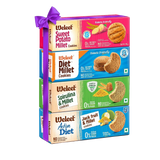 WELEET Assorted Premium Millet Cookies - Pack of 4