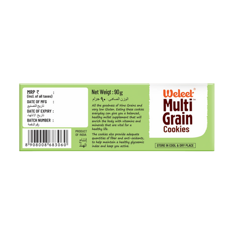 WELEET Millet Cookies - Multigrain