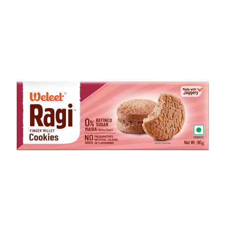 WELEET Millet Cookies - Finger Millet (Ragi)