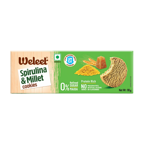 WELEET Millet Cookies - Spirulina