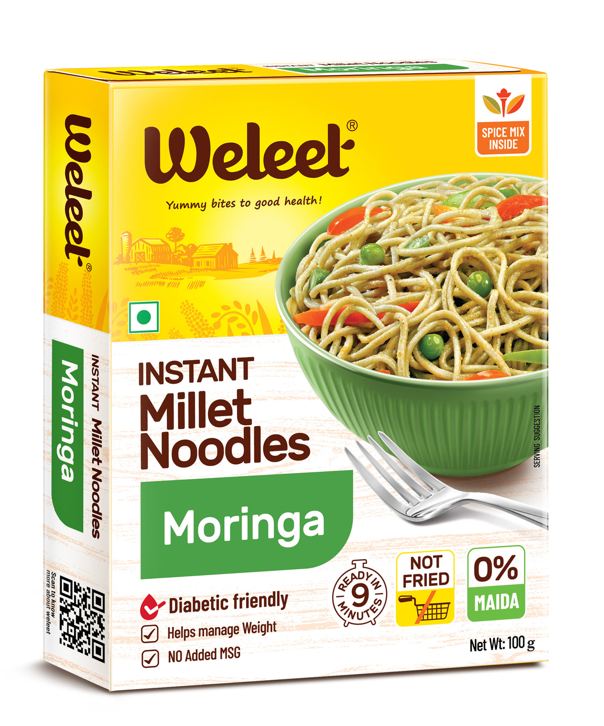 WELEET Instant Noodles - Moringa