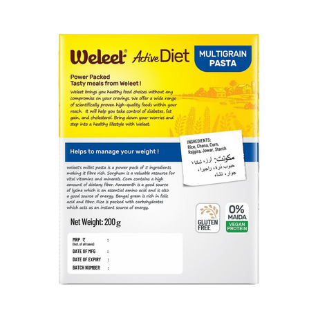WELEET Pasta - Multigrain - Gluten Free