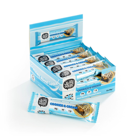 YubiBar Cookies & Cream Protein Bar